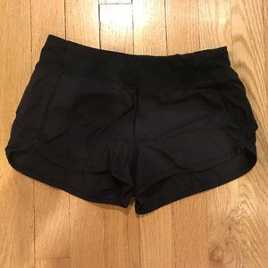 Ivivva Black Athletic Shorts with Zipper Pocket